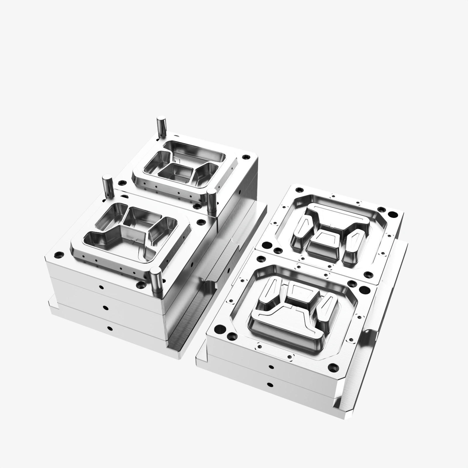4 Compartment Lunch Box Mold (1)